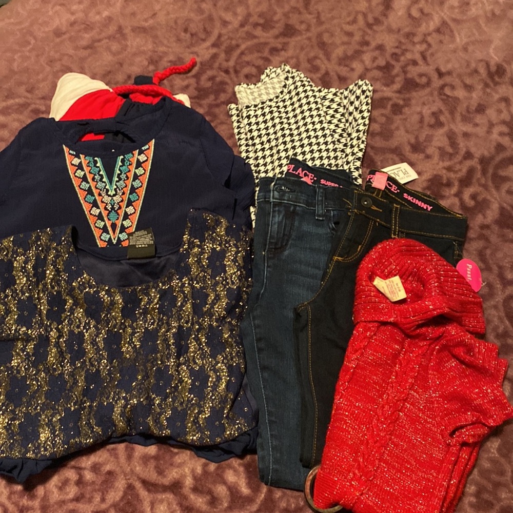 Lot of girls clothes size 7/8